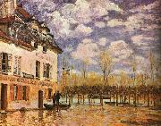 Alfred Sisley Boat During a Flood China oil painting reproduction